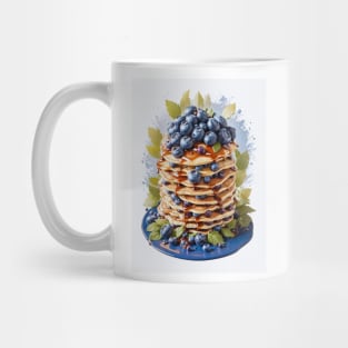 pancakes with blueberries Mug